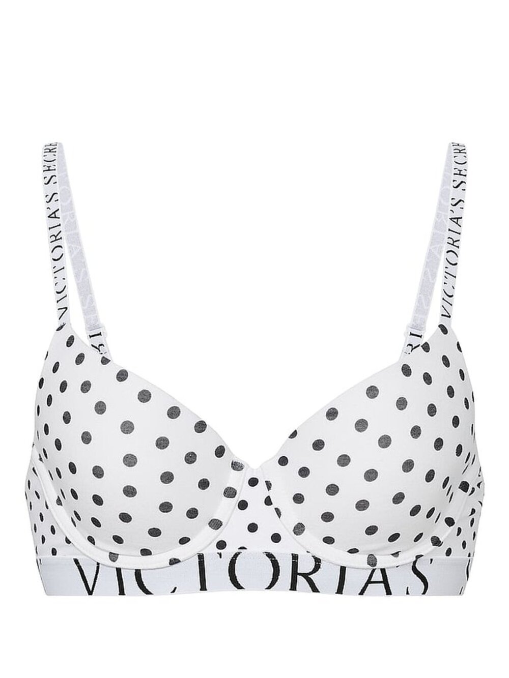 Victoria’s Secret Cotton Exploded Logo Demi Bra Size 32D 34674